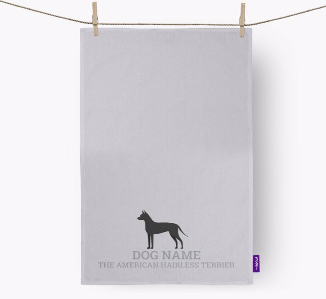 Personalized '{dogsName} The {breedFullName}' Dish Towel